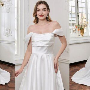 Darius Cordell - WT4850 - off the shoulder wedding a-ling gown